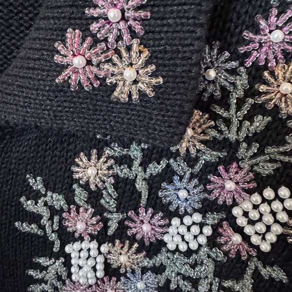 Yarn works Vintage Beaded Cardigan Sweater - Picture 5 of 6